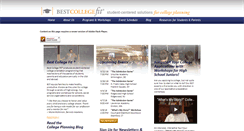 Desktop Screenshot of bestcollegefit.com